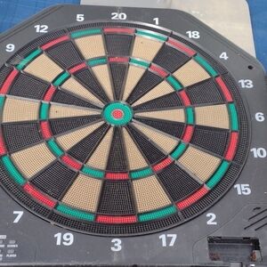 Electronic Dartboard with LED Display - Black